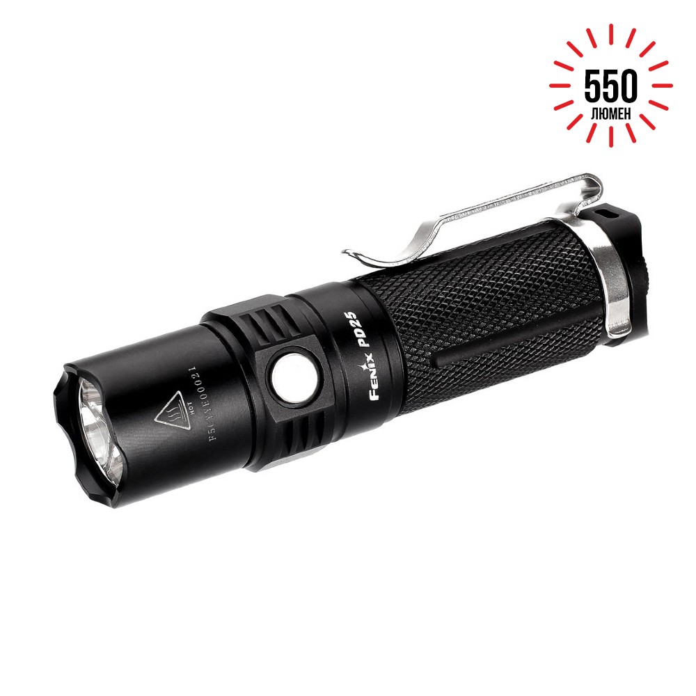 Ліхтар ручний Fenix PD25+16340 USB, фото 2