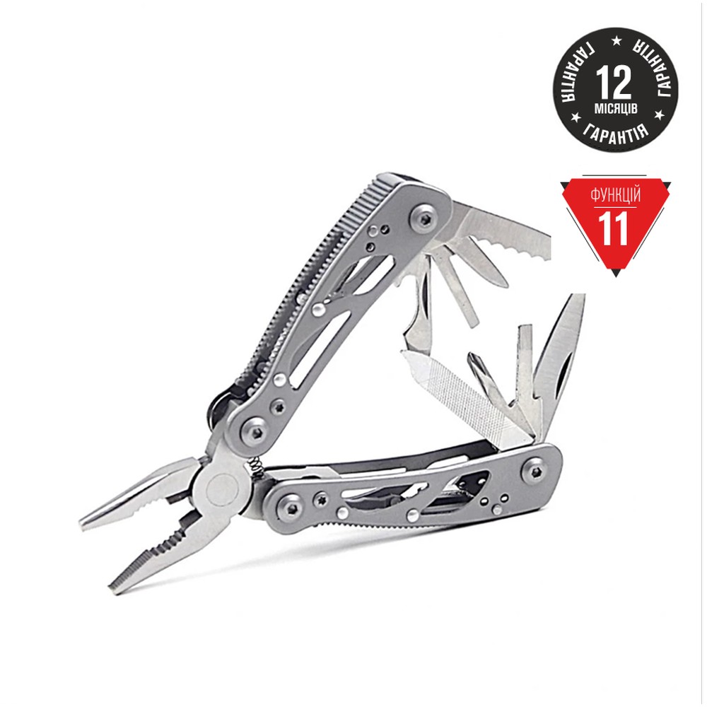 Мультитул Ganzo G104S, (11.4 см) 11 функцій + чохол
