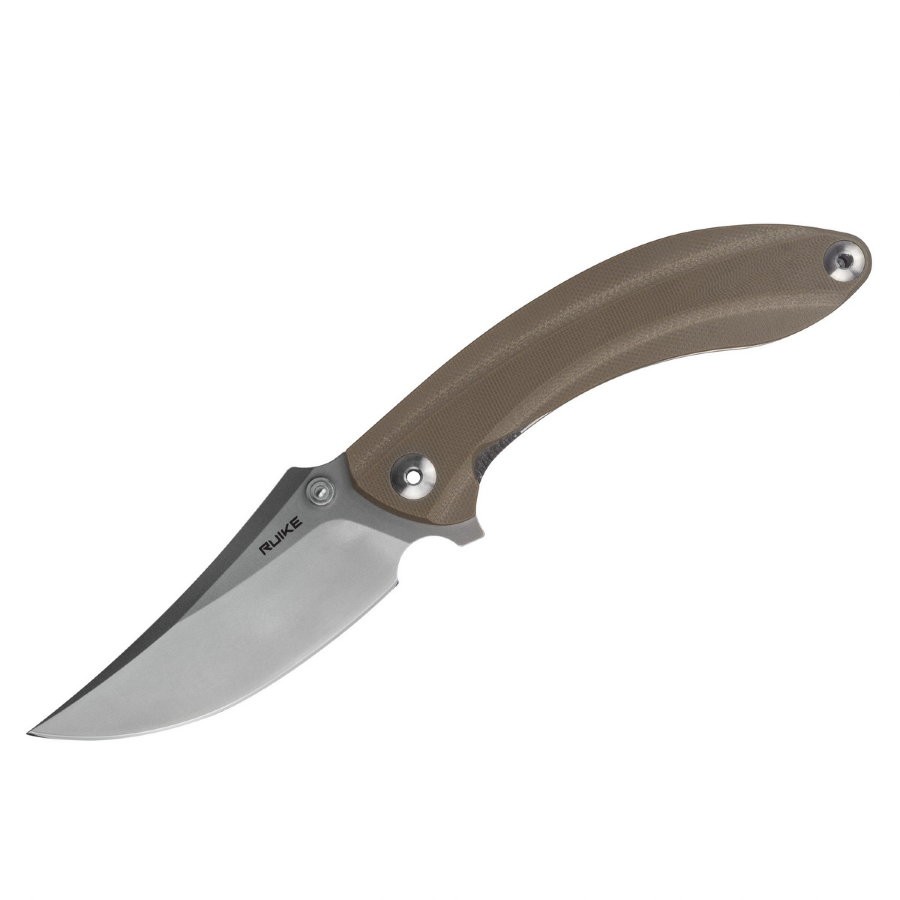 Ніж складаний туристичний Ruike P155-W, 14C28N / G10 пісочний