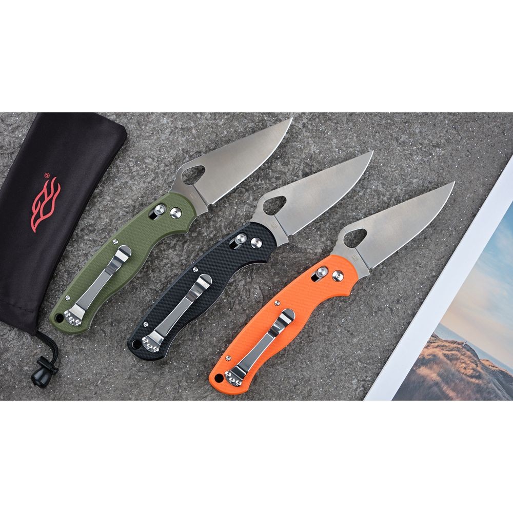 Ніж складаний туристичний Ganzo G729 (8.7 см) 440C / G10 чорний