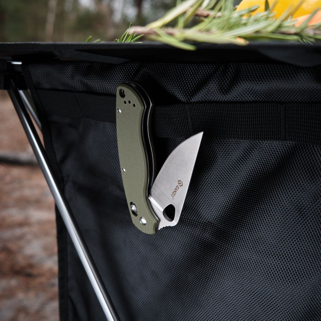 Ніж складаний туристичний Ganzo G729 440C / G10 зелений