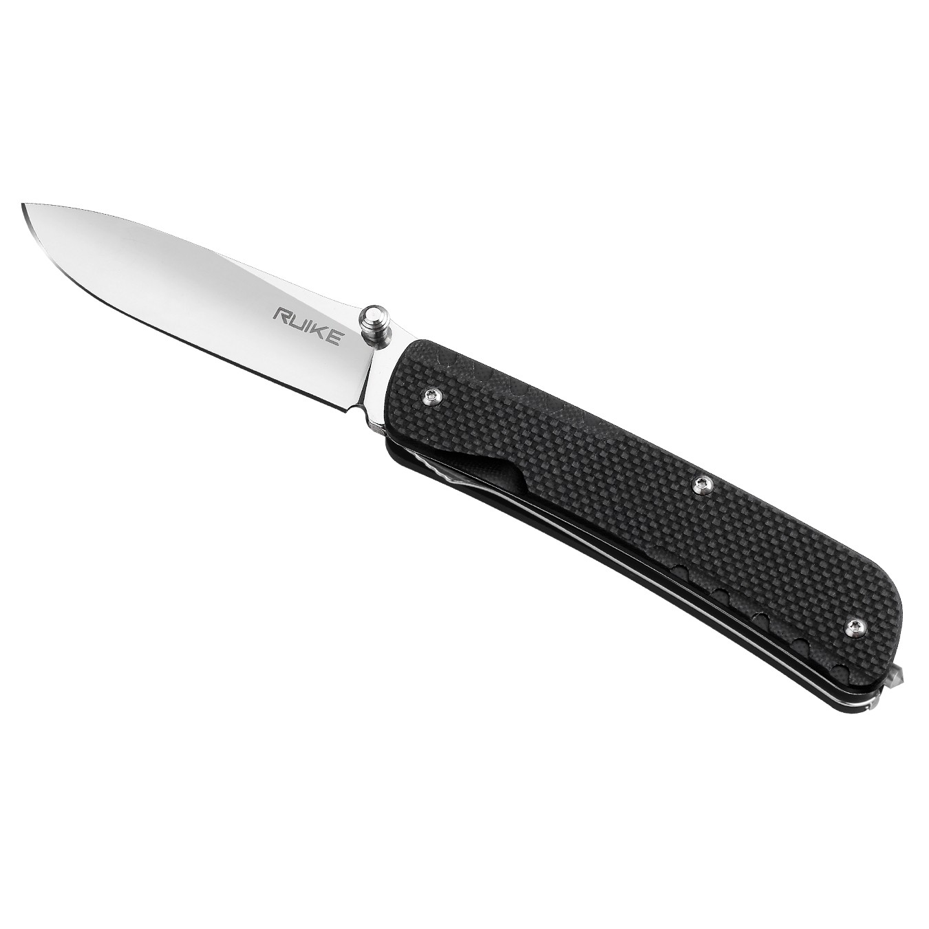 Багатофункціональний ніж Ruike Trekker LD11-B, (8.5 см) 12C27 / G10 чорний, 3 інстр.