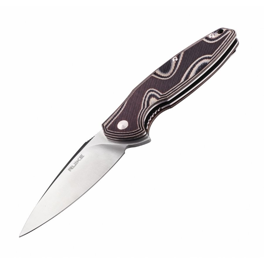 Ніж складаний туристичний Ruike Fang P105-K, 14C28N / G10 сірий