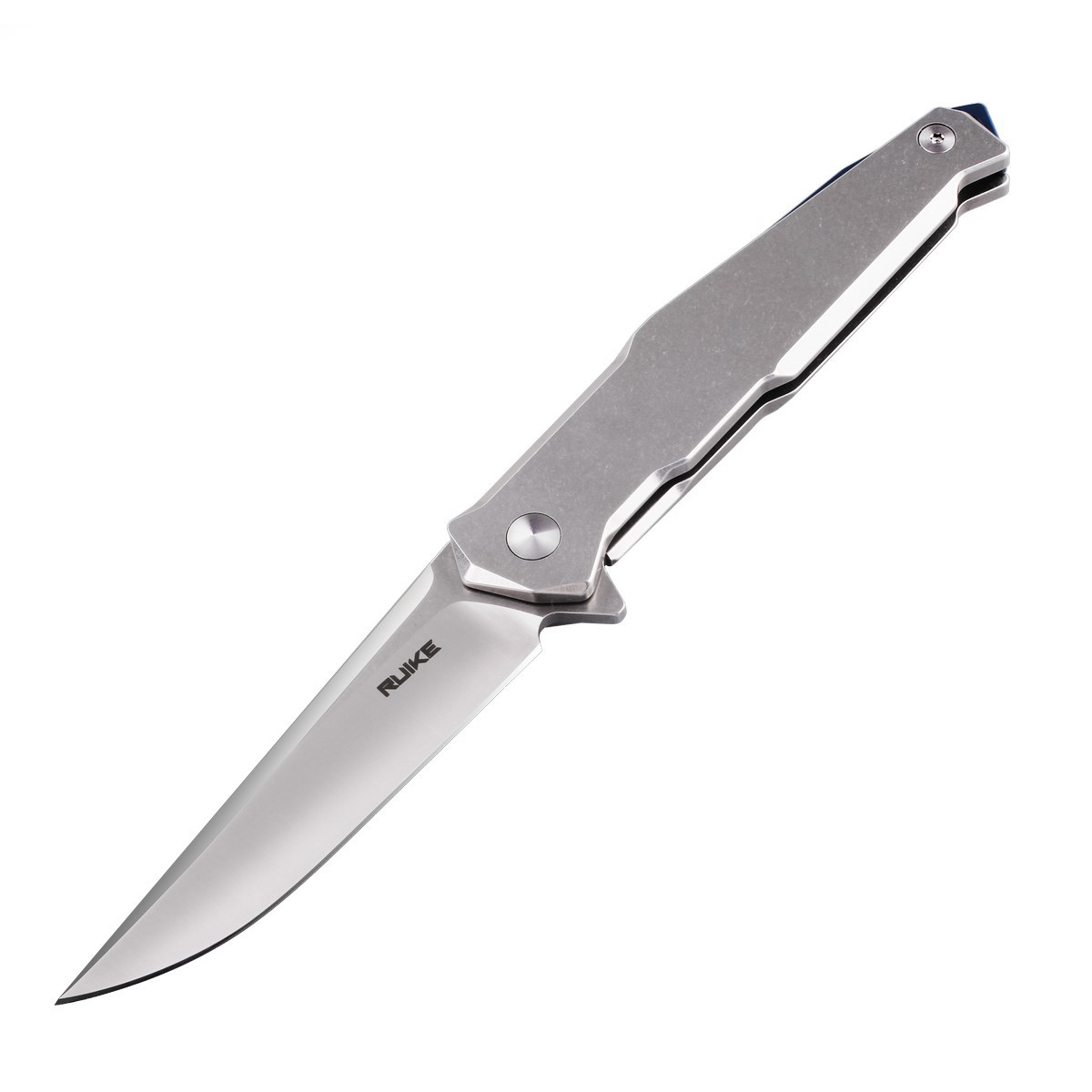 Ніж складаний туристичний Ruike P108-SF, (8.8 см) 14C28N / 3cr14n сірий