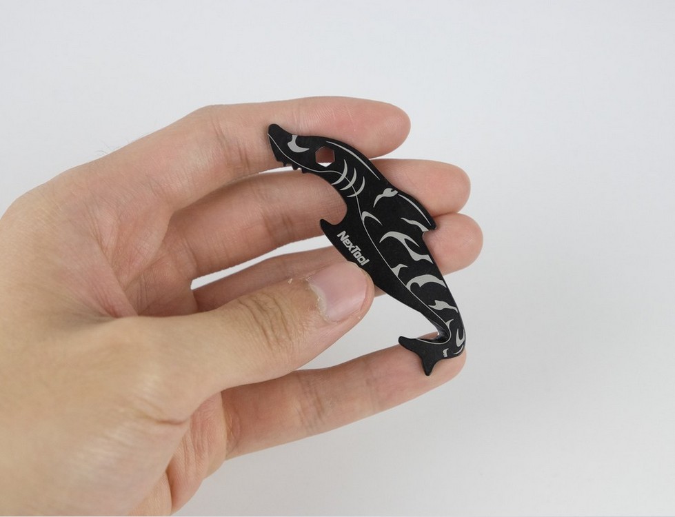 Міні-Мультитул NexTool EDC box cutter Shark KT5521Black, фото 9