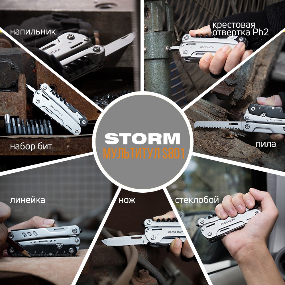 Мультитул Roxon Storm S801, фото 13