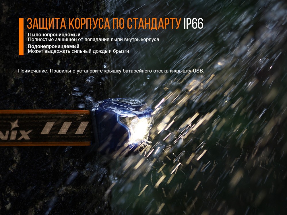 Ліхтар налобний Fenix HL18R чорний, фото 16