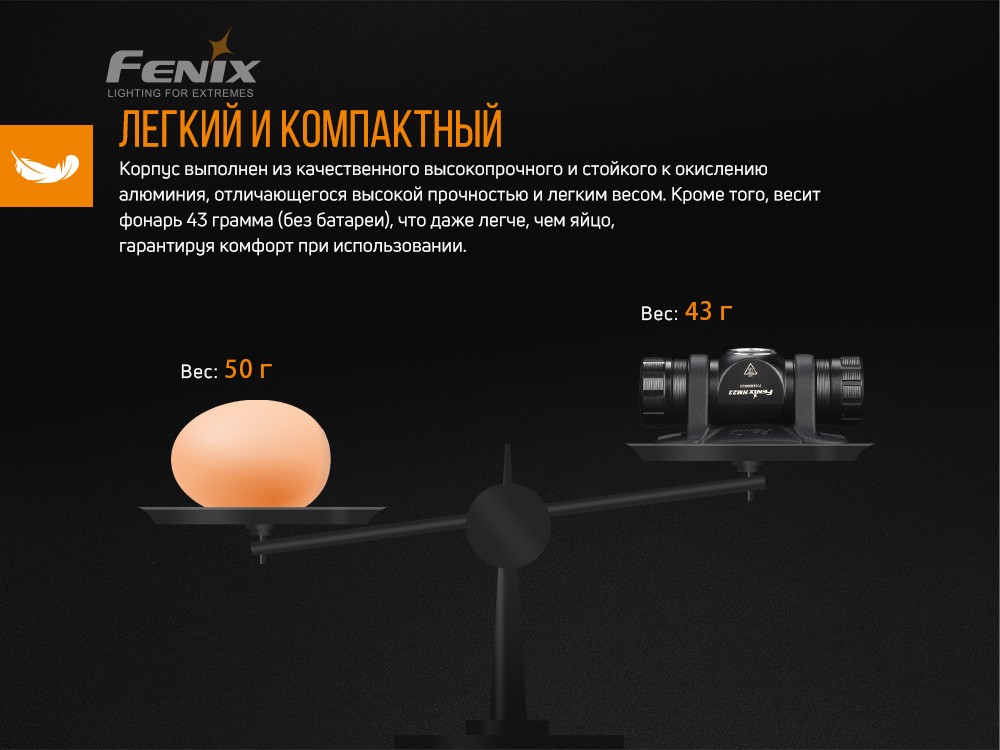 Ліхтар налобний Fenix HM23, фото 10