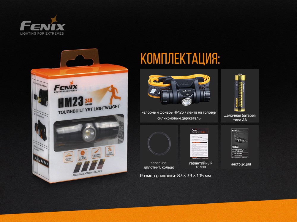 Ліхтар налобний Fenix HM23, фото 18