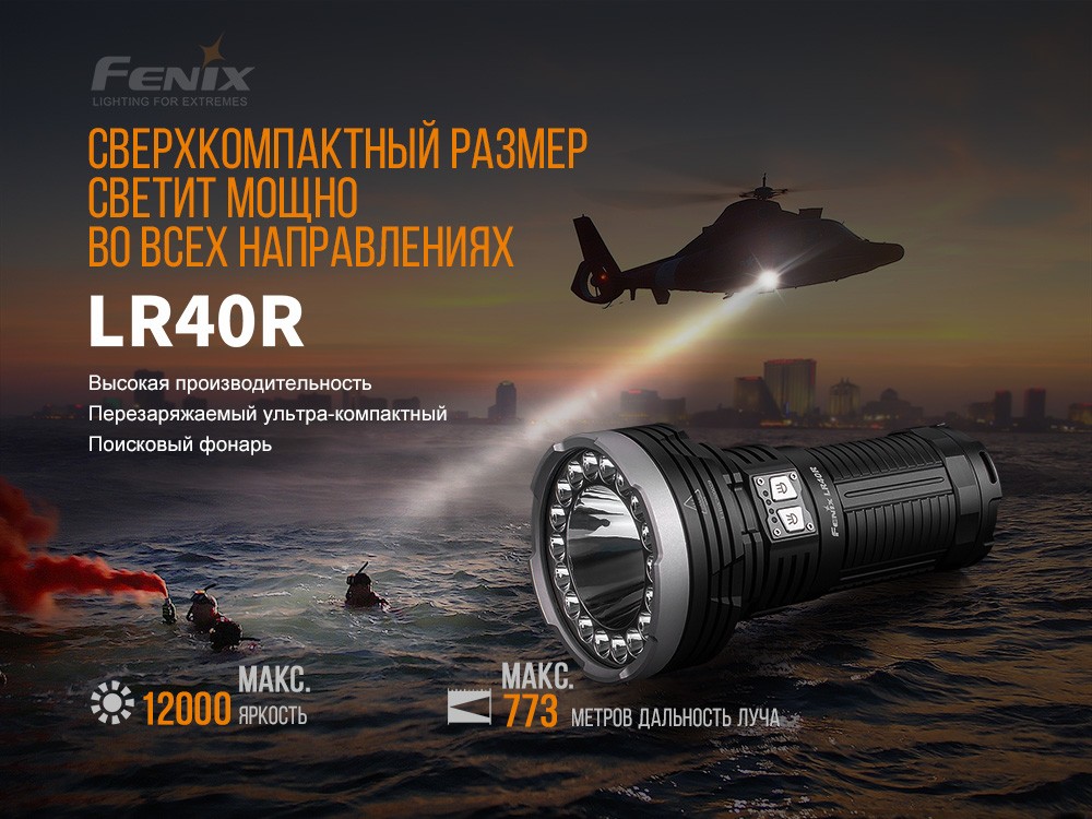 Ліхтар ручний Fenix LR40R, фото 5