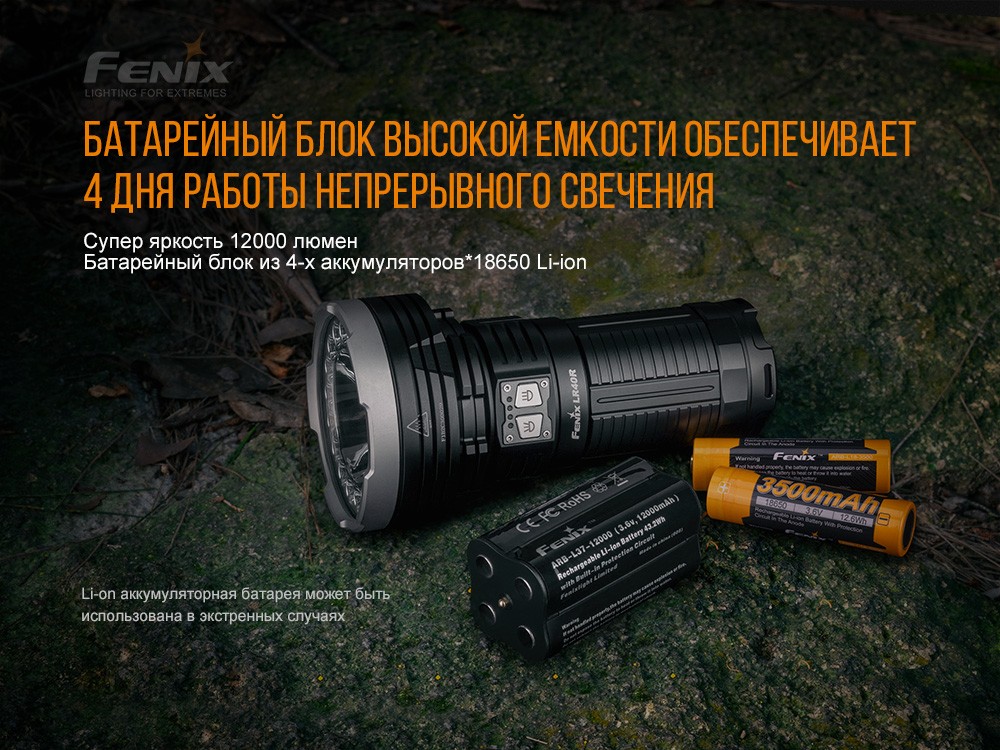 Ліхтар ручний Fenix LR40R, фото 10