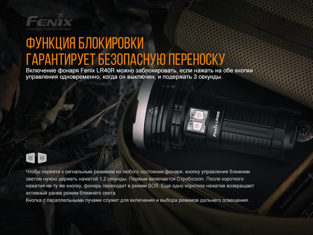 Ліхтар ручний Fenix LR40R, фото 14