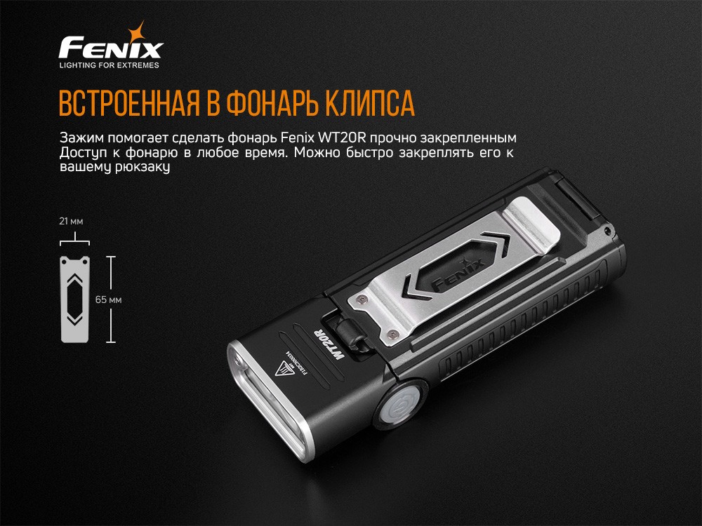 Ліхтар ручний Fenix WT20R, фото 13
