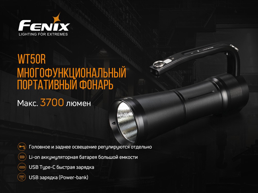 Ліхтар ручний Fenix WT50R, фото 6