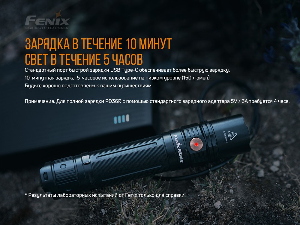 Ліхтар ручний Fenix PD36R, фото 15