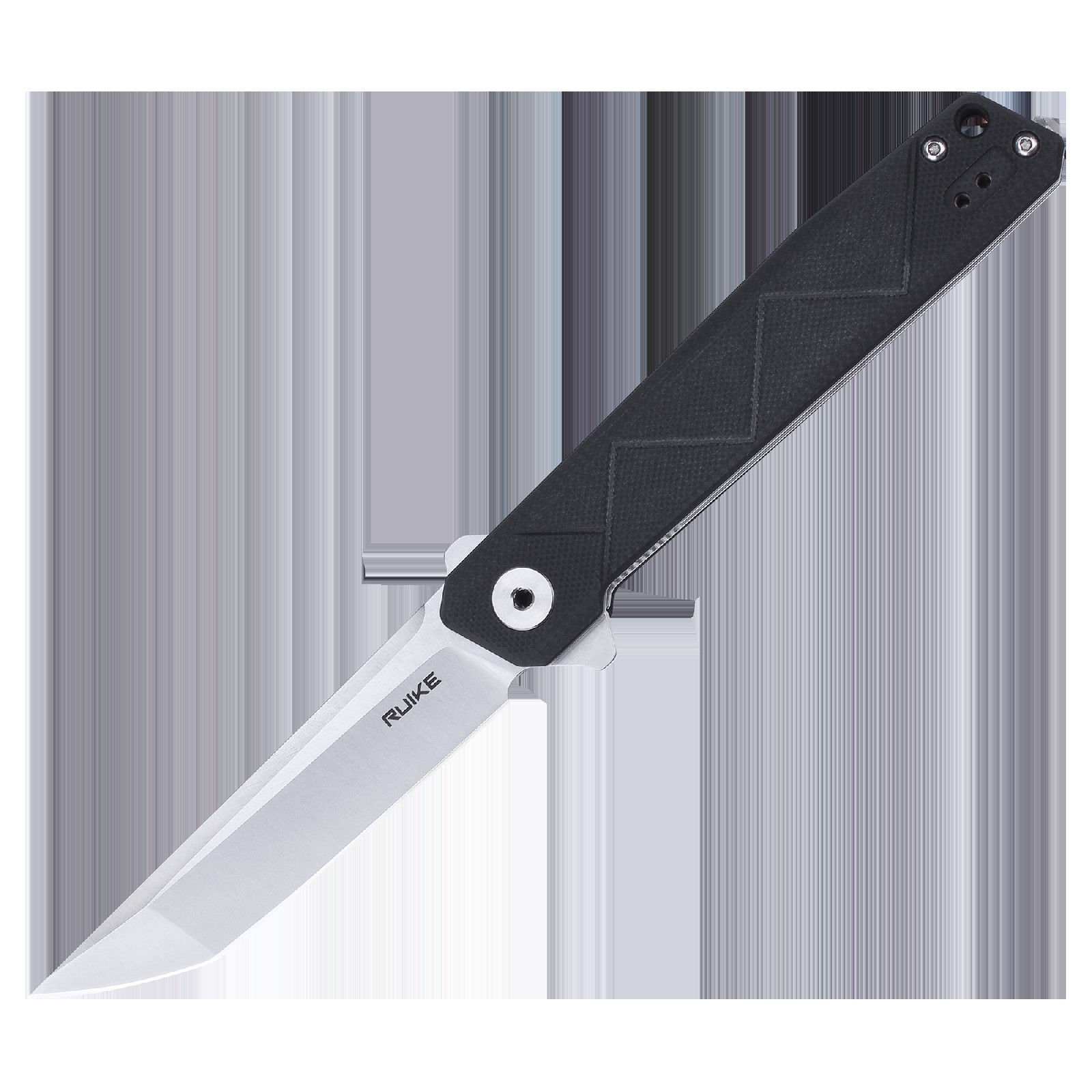 Ніж складаний туристичний Ruike P127-B, (9.1 см) 14C28N / G10 + steel 420 чорний