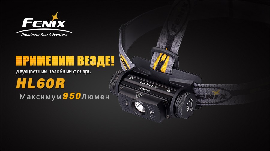 Ліхтар налобний Fenix HL60R Cree XM-L2 U2 Neutral White LED, фото 10