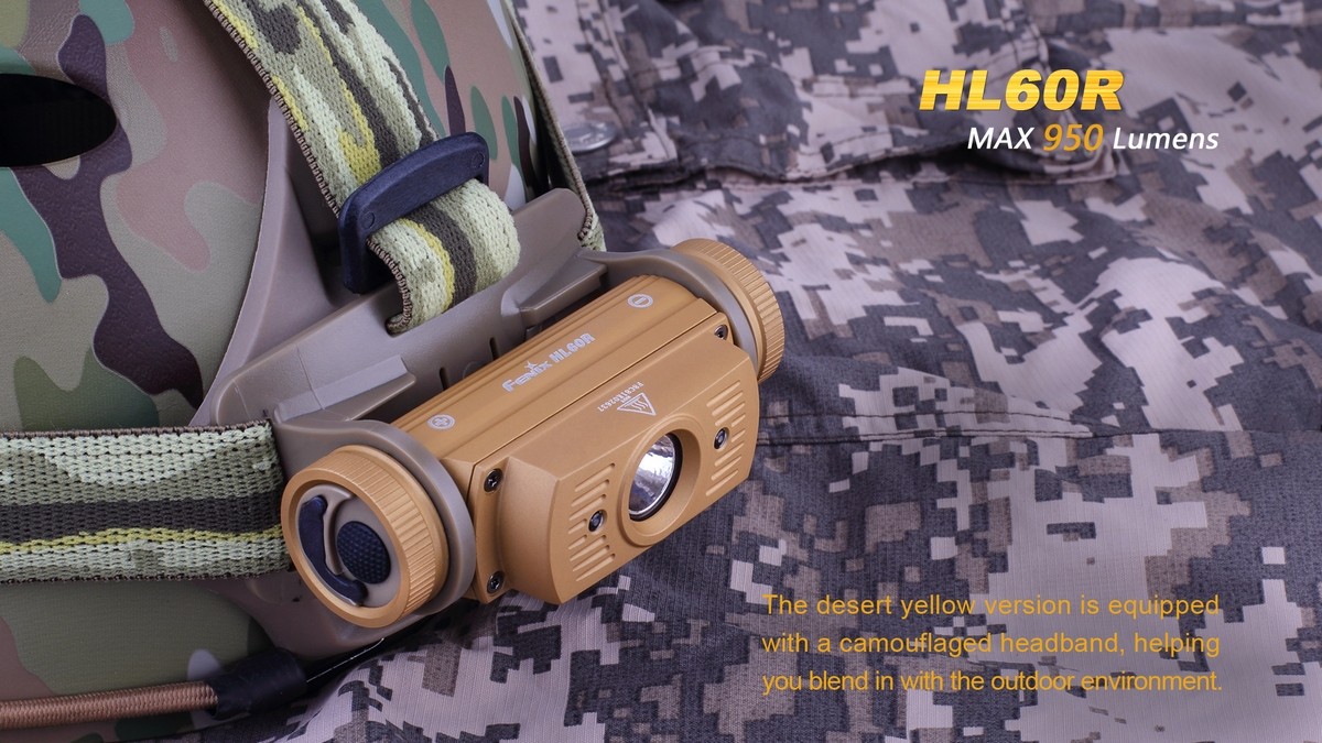 Ліхтар налобний Fenix HL60R Cree XM-L2 U2 Neutral White LED, фото 24