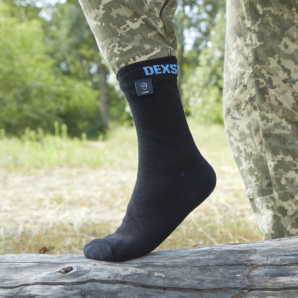 Шкарпетки водонепроникні Dexshell Ultra Thin Socks, р-р L, чорні, фото 7