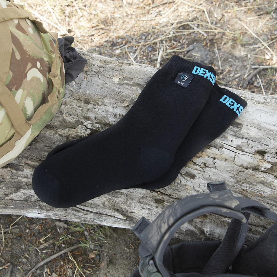 Шкарпетки водонепроникні Dexshell Ultra Thin Socks, р-р L, чорні, фото 8