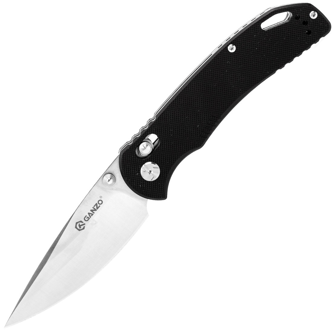 Ніж складаний туристичний Ganzo G7531 (8.9 см) 440С / G10 чорний