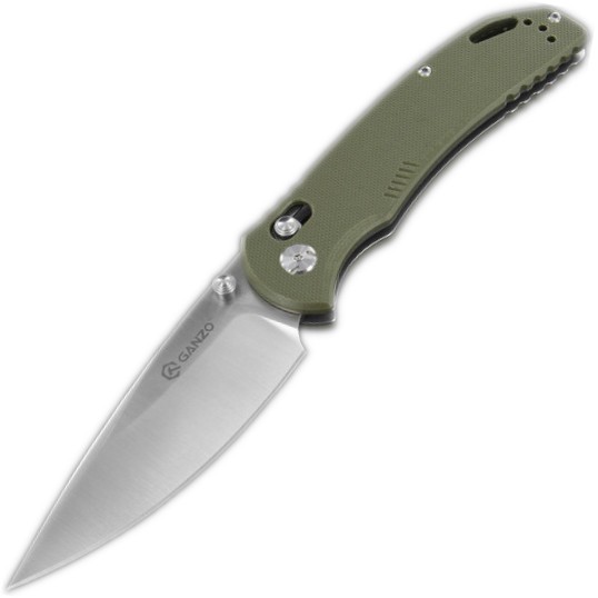 Ніж складаний туристичний Ganzo G7531 440С / G10 зелений