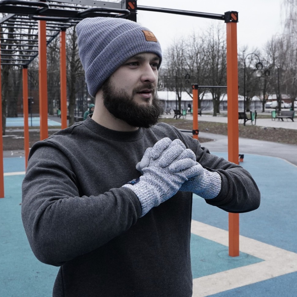 Шапка водонепроникна Dexshell Watch Beanie Wool сіра, фото 4