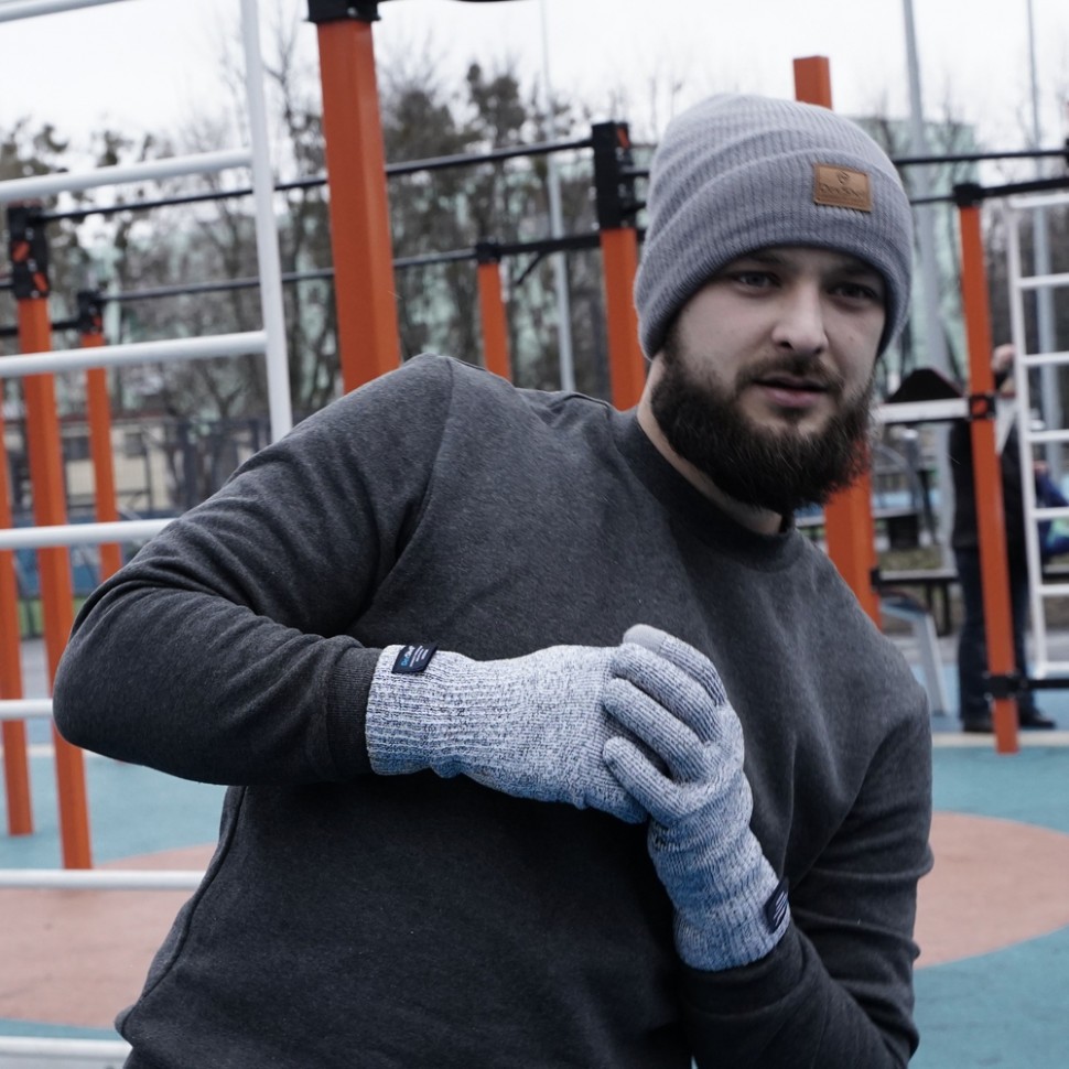 Шапка водонепроникна Dexshell Watch Beanie Wool сіра, фото 5