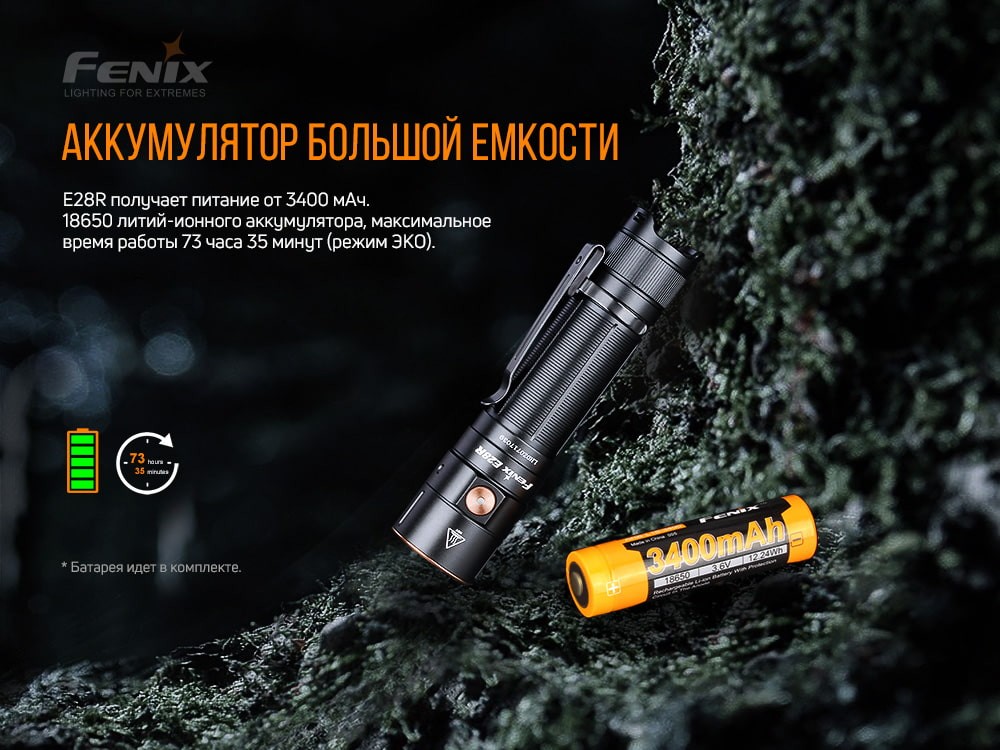 Ліхтар ручний Fenix E28R, фото 12