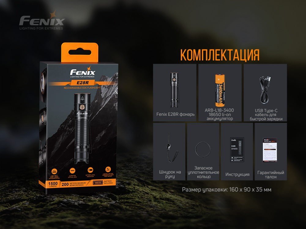 Ліхтар ручний Fenix E28R, фото 19