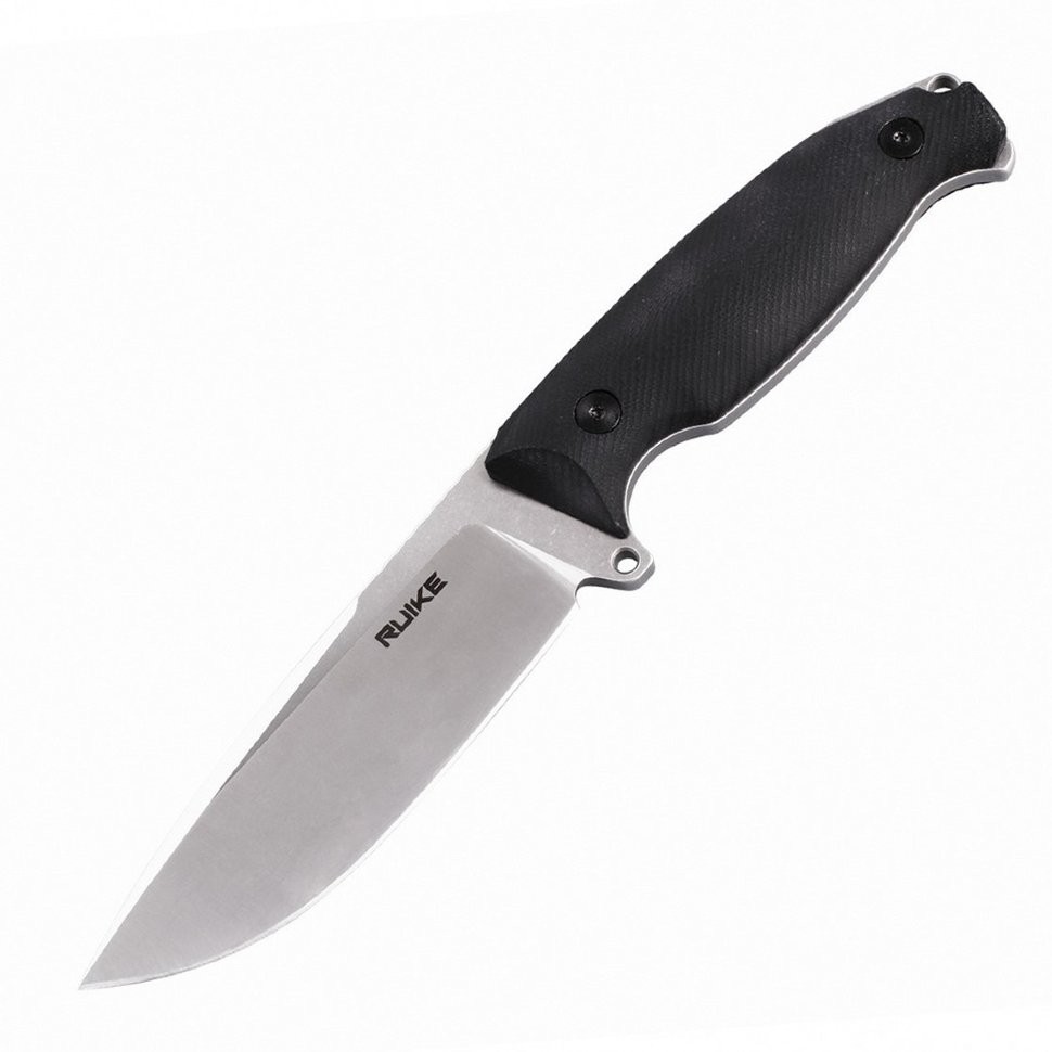 Ніж фіксований мисливський Ruike Jager F118-B, 14C28N / G10 чорний