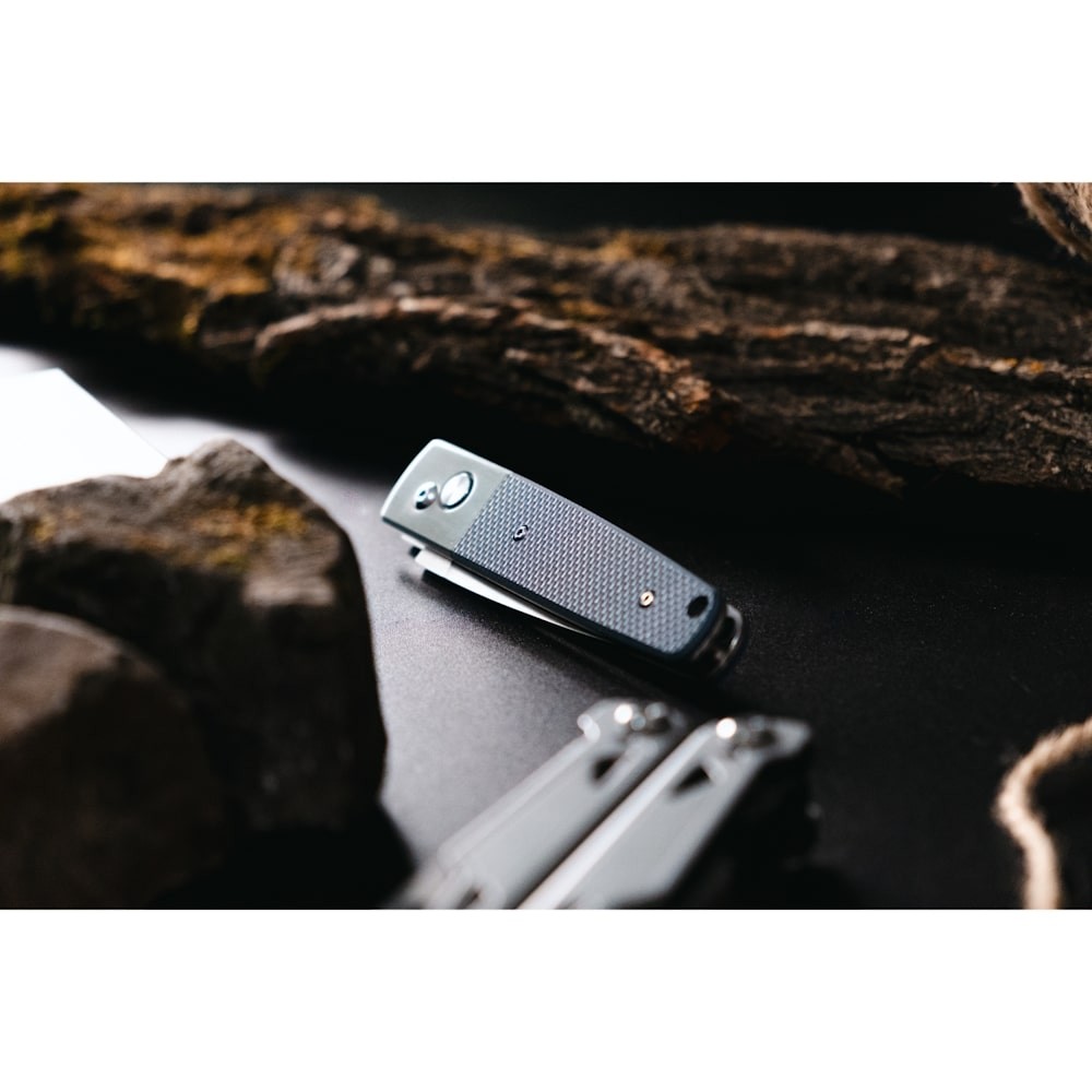 Ніж складаний туристичний Ganzo G7211 (8.5 см) 440С / G10 сірий