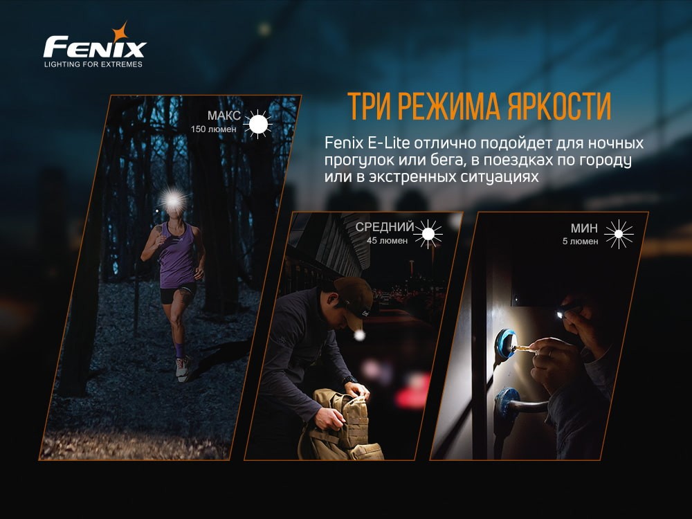 Ліхтар ручний Fenix E-LITE, фото 9