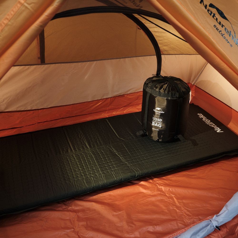 Спальник з капюшоном Naturehike U350 NH20MSD07, , правий, зелений