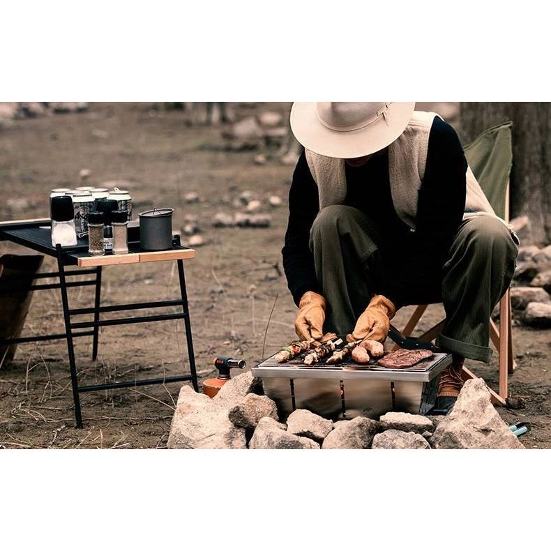 Гриль портативний Naturehike Picnic BBQ Grill NH20CJ006, р-р L, сталь, фото 9