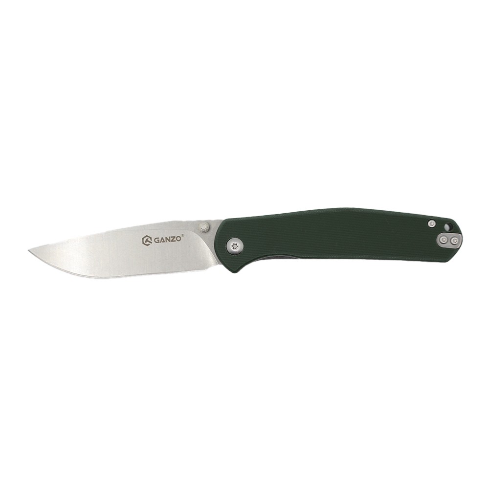 Ніж складаний туристичний Ganzo G6804 8CR14 / G10 зелений