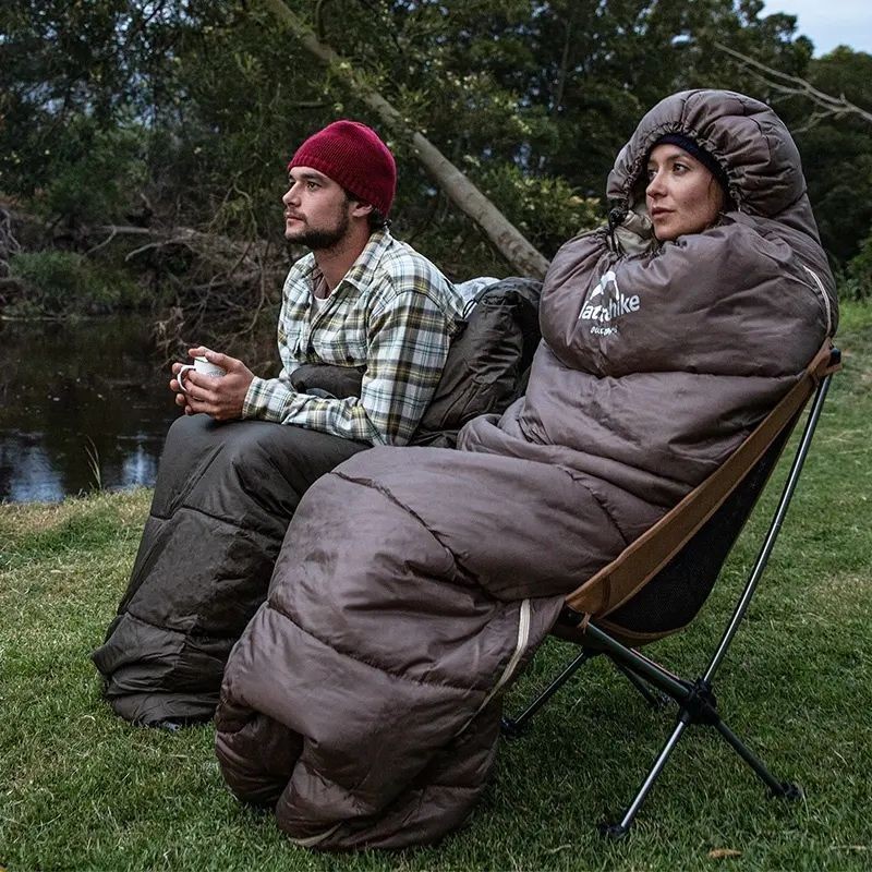 Спальник з капюшоном Naturehike U150 NH20MSD07, , правий, зелений