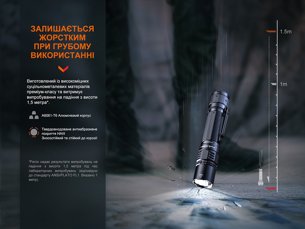 Ліхтар тактичний Fenix PD36R Pro RED, фото 17
