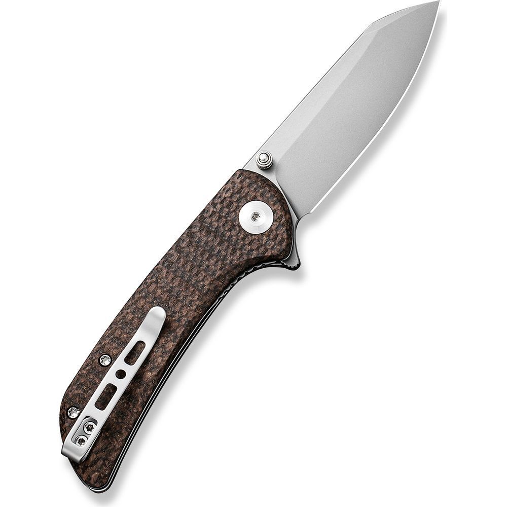 Ніж складаний кишеньковий Sencut Fritch, (7.6 см) 9Cr18MoV / Micarta коричневий, фото 3