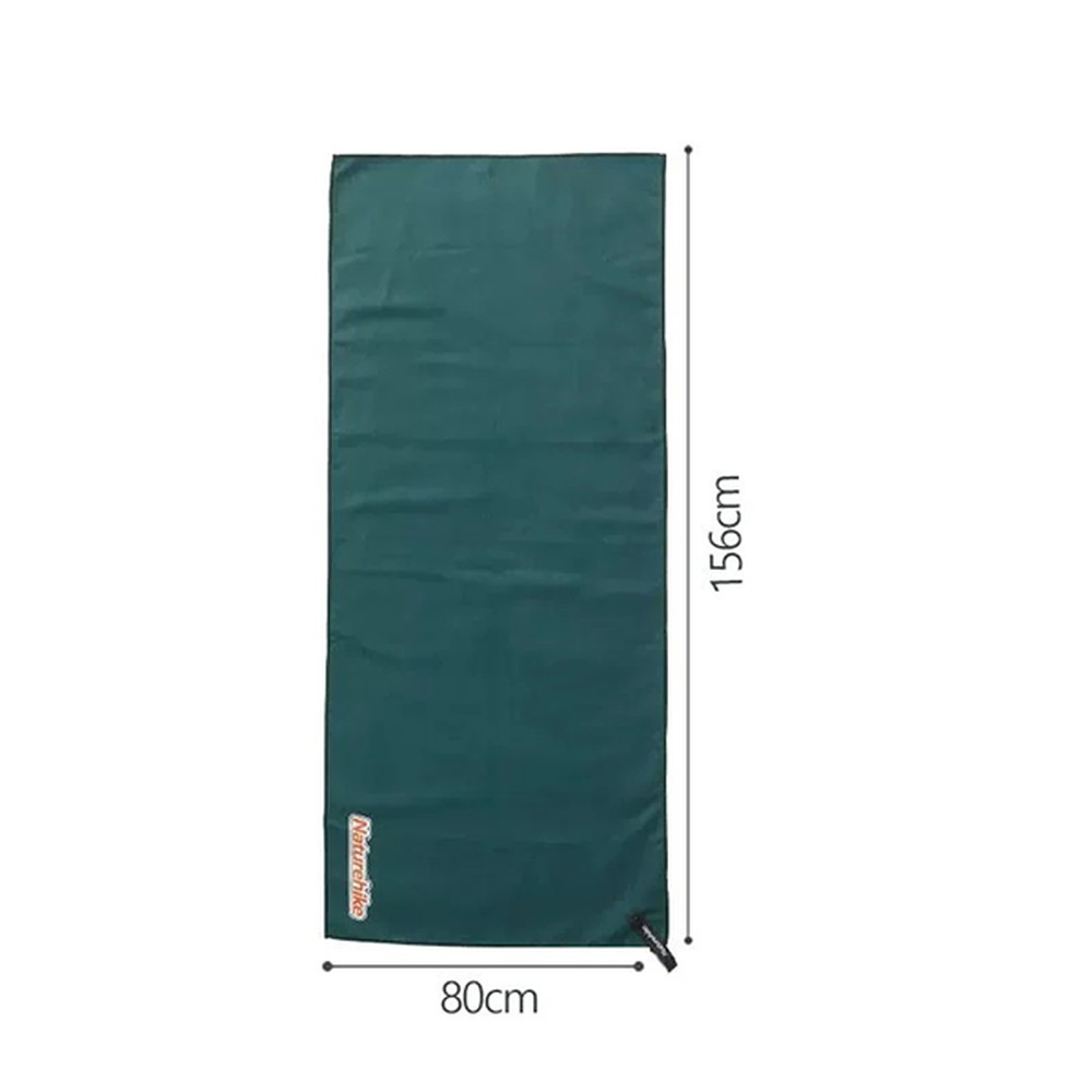 Рушник швидковисихаючий Naturehike CNK2300SS010, 156*80, темно-зелений