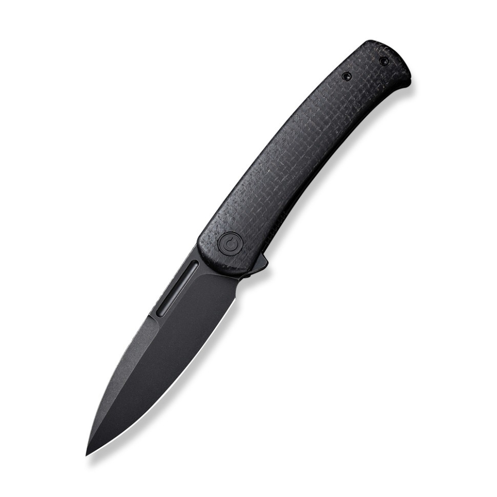 Ніж складаний туристичний Civivi Caetus Flipper, (8.8 см) Damascus / Carbon Fiber