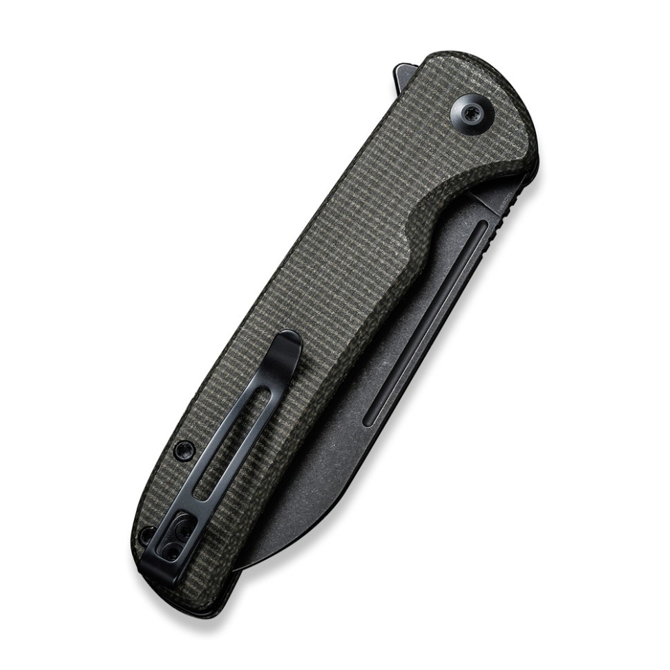 Ніж складаний туристичний Civivi Chevalier, (8.8 см) 14C28N / Micarta темно-зелений, фото 4