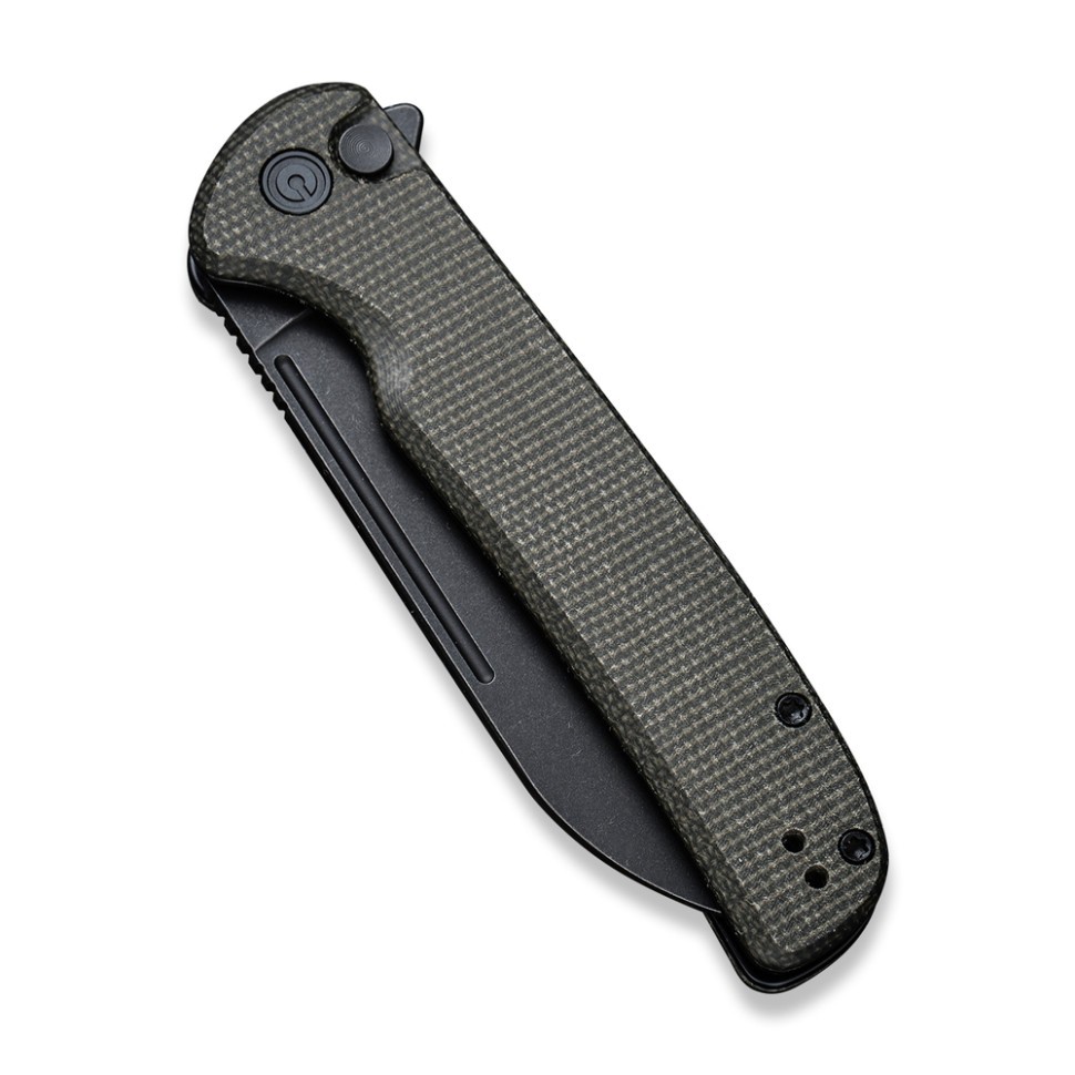 Ніж складаний туристичний Civivi Chevalier, (8.8 см) 14C28N / Micarta темно-зелений, фото 6