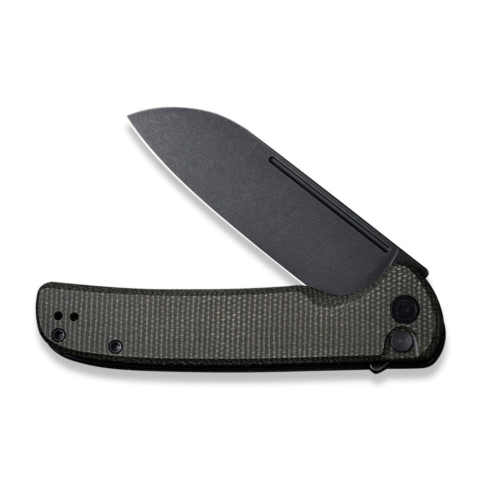 Ніж складаний туристичний Civivi Chevalier, (8.8 см) 14C28N / Micarta темно-зелений, фото 7