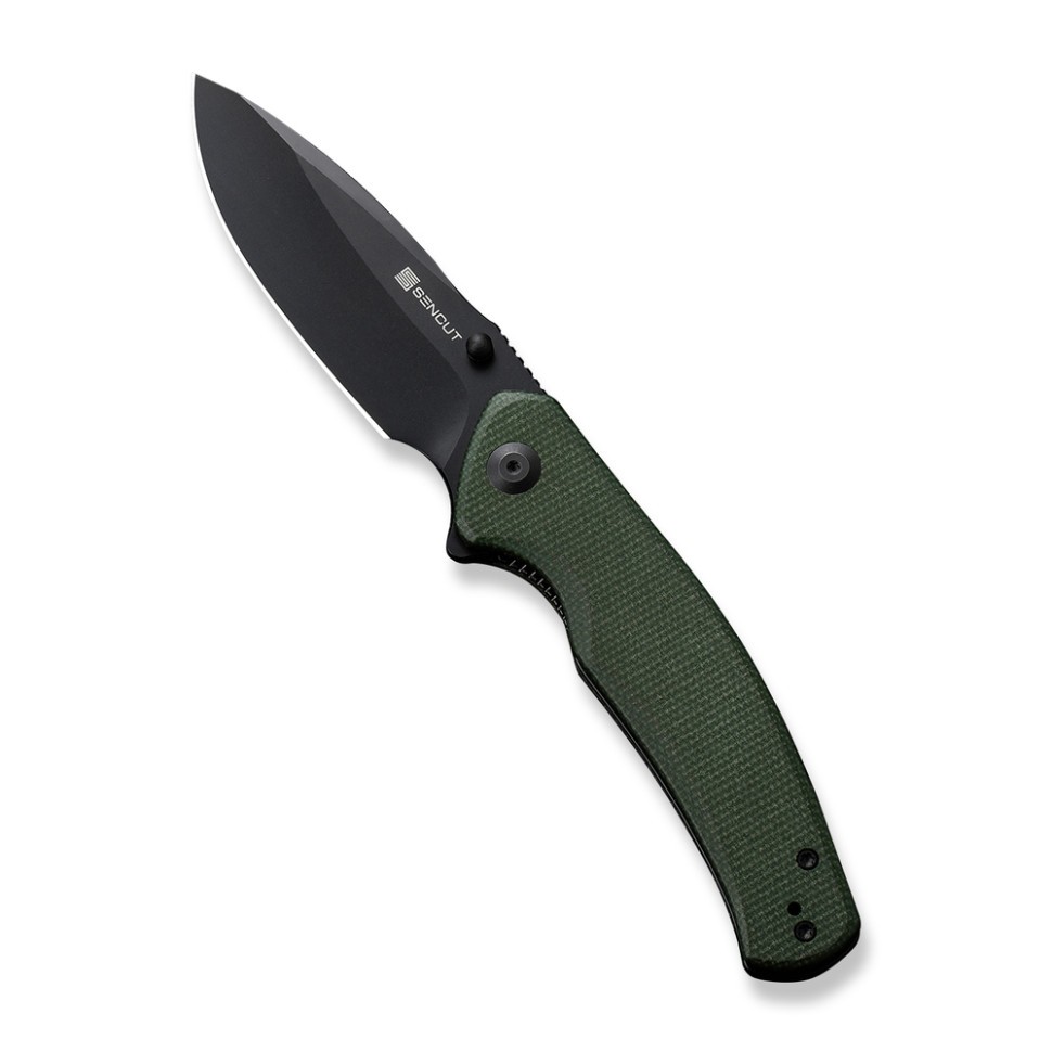 Ніж складаний туристичний Sencut Slashkin, D2 / Micarta зелений