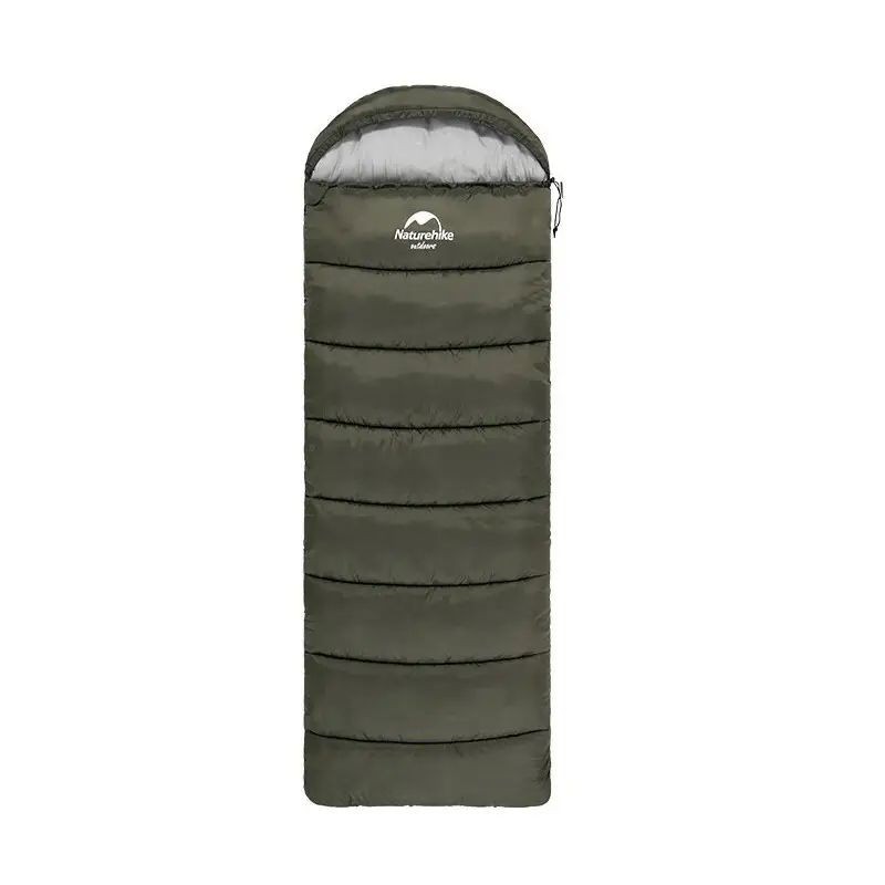 Спальник з капюшоном Naturehike U250 NH20MSD07, , правий, темно-зелений