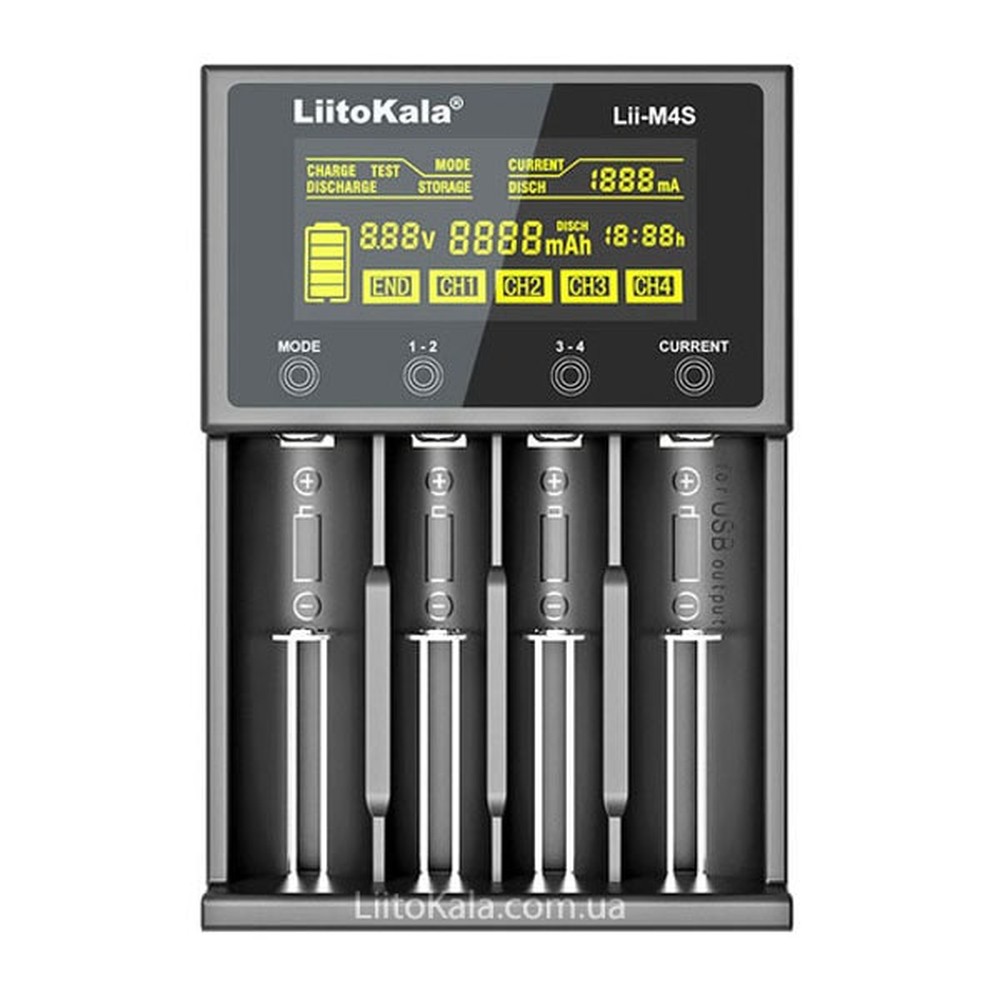 Зарядний пристрій LiitoKala Lii-M4S