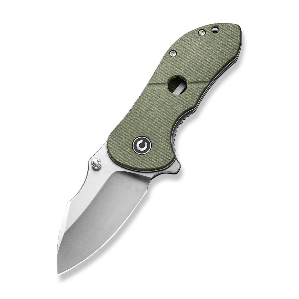 Ніж складаний кишеньковий Civivi Gordo, D2 / Micarta оливковий