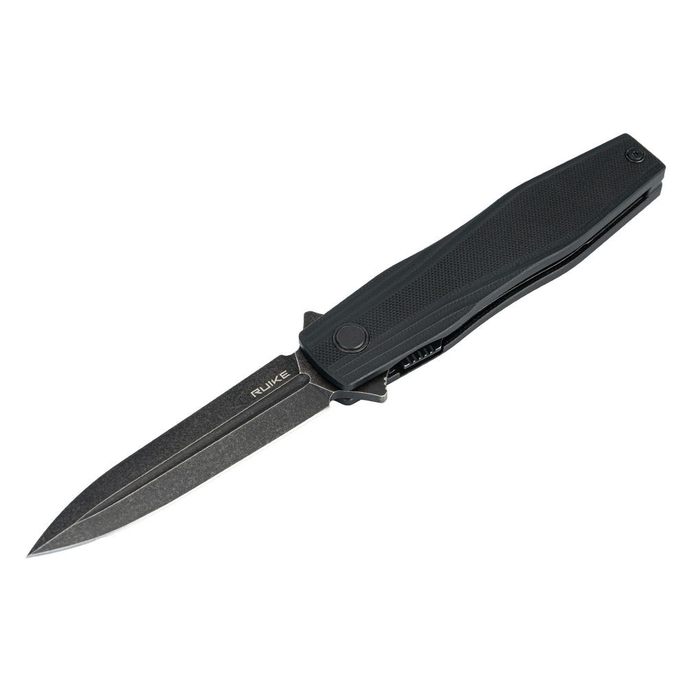 Ніж складаний туристичний Ruike P188-B, (9.1 см) D2 / G10 чорний