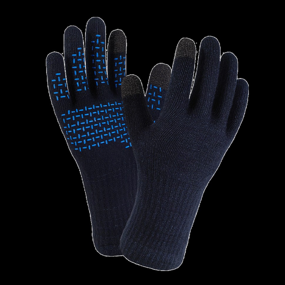 Рукавички водонепроникні Dexshell ThermFit Gloves, темно-блакитні, розмір M